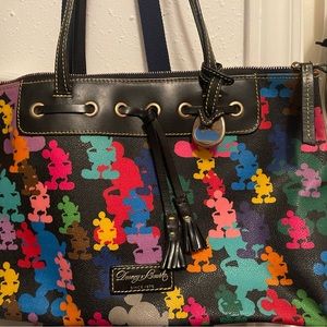 Donkey and Burke Disney large tote bag